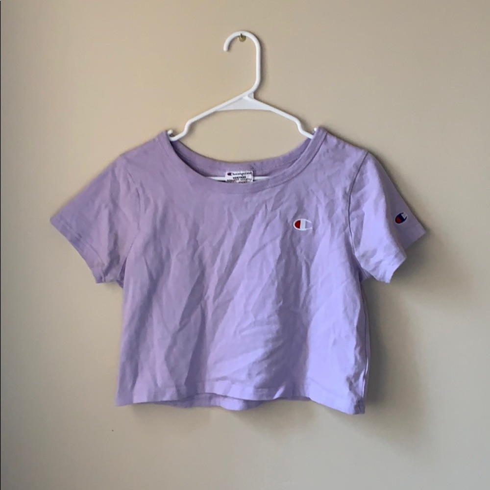 Cropped champion shirt